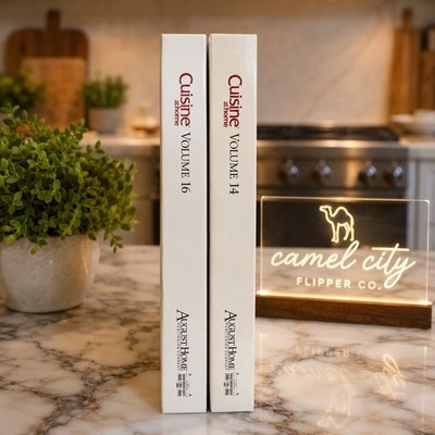 Cuisine At Home Volumes 14 & 16 Spiral Bound Complete Year Recipe Cookbook Lot