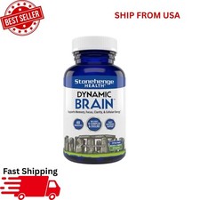 Dynamic Brain Supplement  Focus, Memory  Clarity Support 60 Capsules