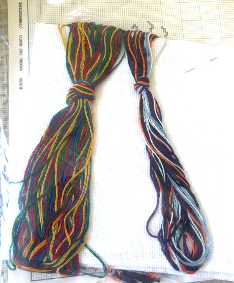 Studio M Artcetera HOT AIR BALLOON Cross Stitch Kit #1050 House Mountains NEW - Image 3 of 3