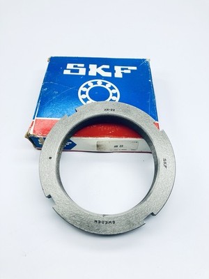 SKF AN 22 Steel Lock Nut 4.325-12''-thread 4.325''-Bore 5.724''-Out-D 0.791''-Width