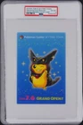 2016 POKEMON CENTER TOKYO SHINY RAYQUAZA PONCHO-WEARING PIKACHU PSA 6