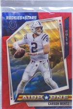 2021 Rookies & Stars Carson Wentz #AB-15 Colts Airborne Red Wave