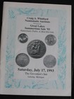 7/17/93 CRAIG A. WHITFORD COIN AUCTON CATALOG * GREAT LAKES SUMMERTIME SALE 1993 — photo 1