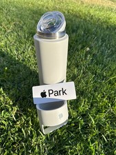 DEFECTIVE Apple Logo Water Bottle Gray 22 oz  Apple Park Sticker  Apple  G3D