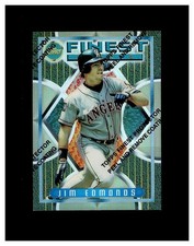 1995 Topps Finest Refractor #17 Jim Edmonds California Angels RARE MINT