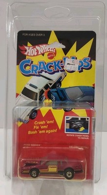 Hot Wheels 1986 Crack-Ups Hood Basher W/HTF Protector