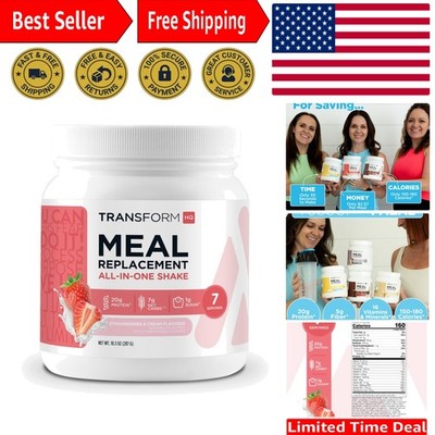 Delicious Strawberry & Cream Protein Powder - Gluten-Free, Non-GMO 10.1oz