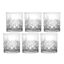 11 Oz. Textured Double Old Fashion Glass (Set of 6)