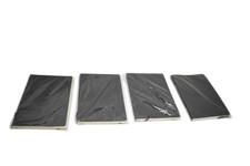 Black Lined Journal Notebooks Lot Of 4 8x6 Elastic New Company Branded Writing