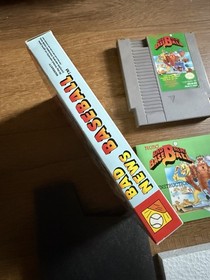 Bad News Baseball Nintendo NES Boxed Complete CIB in box Great Condition