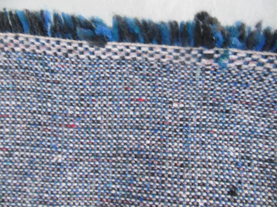 Blue Tweed Wool Fabric - 4  Yards @ 58" W - Light to  Medium  Wt. - Image 3 of 3
