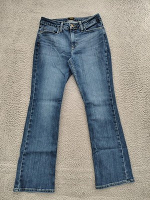 Lee Jeans Womens 8M Blue Bootcut Mid Rise Stretch Denim Pants