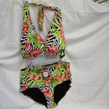 Swim Sexy Swimsuits For All Bikini Top & Bottoms Plus Multicolor Bathingsuit 20