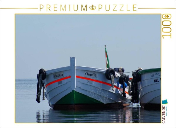 Calvendo Puzzle BöRteboote Auf Helgoland | 1000 Teile Lege-GrößE 64 × 48 Cm Foto-image