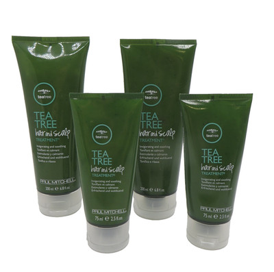 PAUL MITCHELL TEA TREE HAIR AND SCALP TREATMENT 6.8 OZ & 2.5 OZ 4 PCS