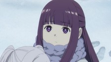 Anime sousou no frieren fern purple hair scarf Custom Gaming Mat Desk