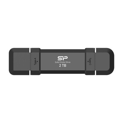 Silicon Power 2TB DS72 Dual USB-C/USB-A 3.2 Gen 2 Portable External SSD, Steam D