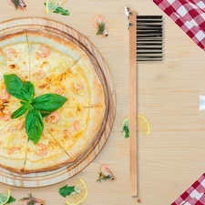  Heavy Duty Pizza Stone Cleaner Brush Wire Brush With Wooden Handle And Scraper