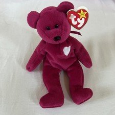 TY Beanie Baby Valentina Bear 1998 Retired Collectible Multiple Error