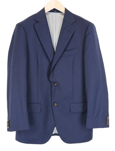 Blazer Homme SUITSUPPLY Napoli UK38R Bleu Super Laine