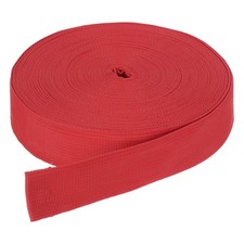25 Yard x 1 1/2 Inch Width Nylon Webbing Strap Poly Flat Webbing Strapping Red