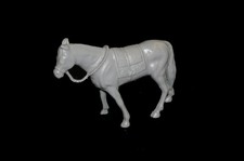 MARX Indian Pony cavalry Ft Apache black gray playset plastic toy soldier 54mm