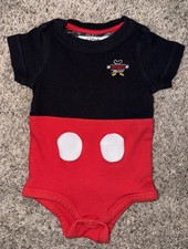 Disney Parks Walt Disney World Mickey Mouse Baby Bodysuit 12 M One Piece Costume