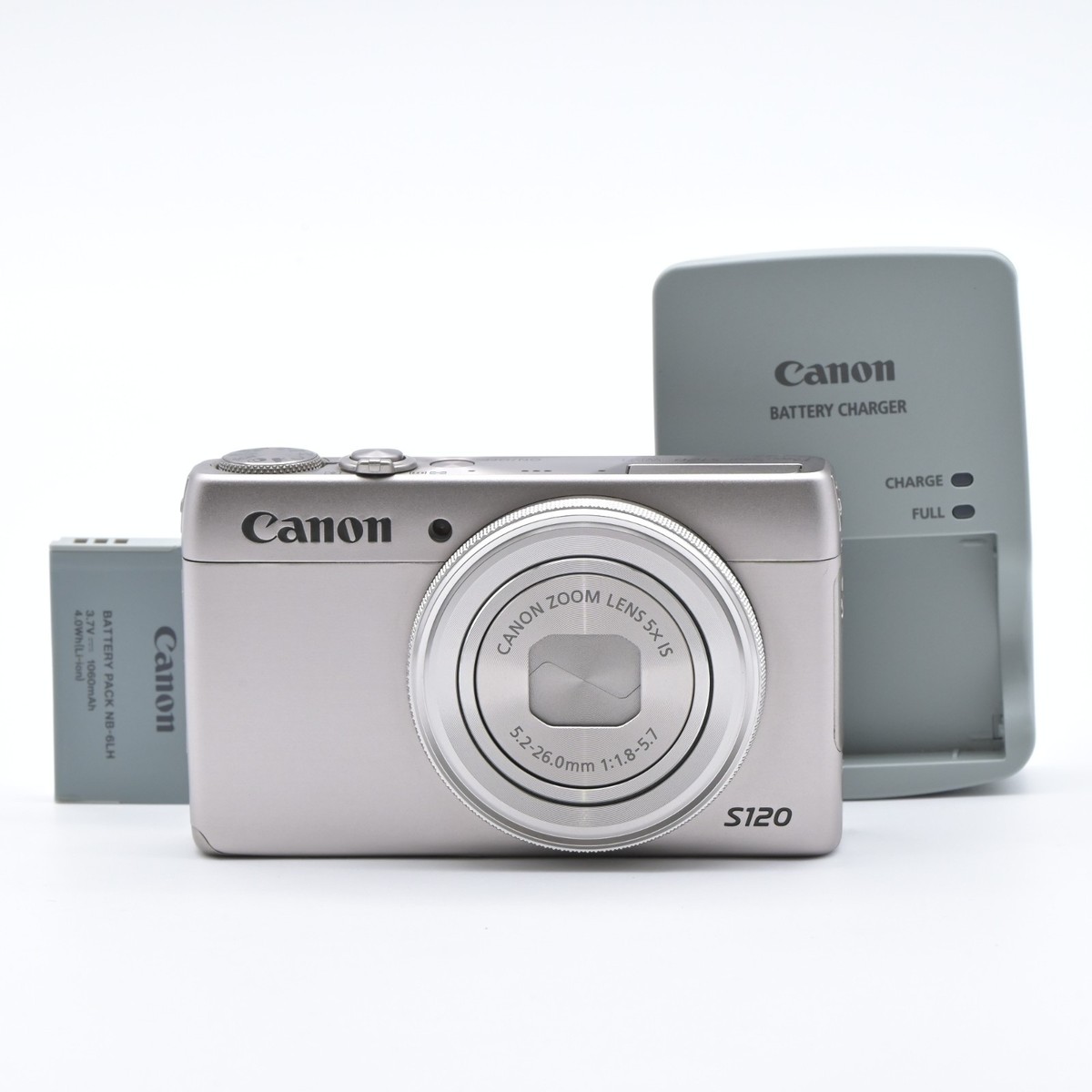 Canon PowerShot S120 Silver 12.1MP Digital Camera [Top Mint
