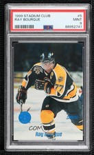 1999-00 Topps Stadium Club Ray Bourque #5 PSA 9 MINT HOF 0bt4
