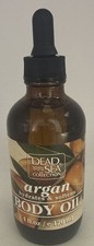 Dead Sea Collection Body Oil w/ Argan Oil Dry Skin Moisturizer Massage Oil 4 oz
