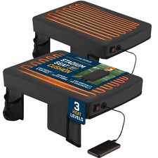 Portable Extra Thick Heated Stadium Seat Cushion Bleacher Cushion with Side...