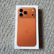 Apple iPhone 17 Pro Max Empty Retail Box Cosmic Orange 256GB   A3257   OEM