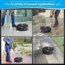 Pressure Washer Surface Cleaner Power Washer Attachment for Patio Decks