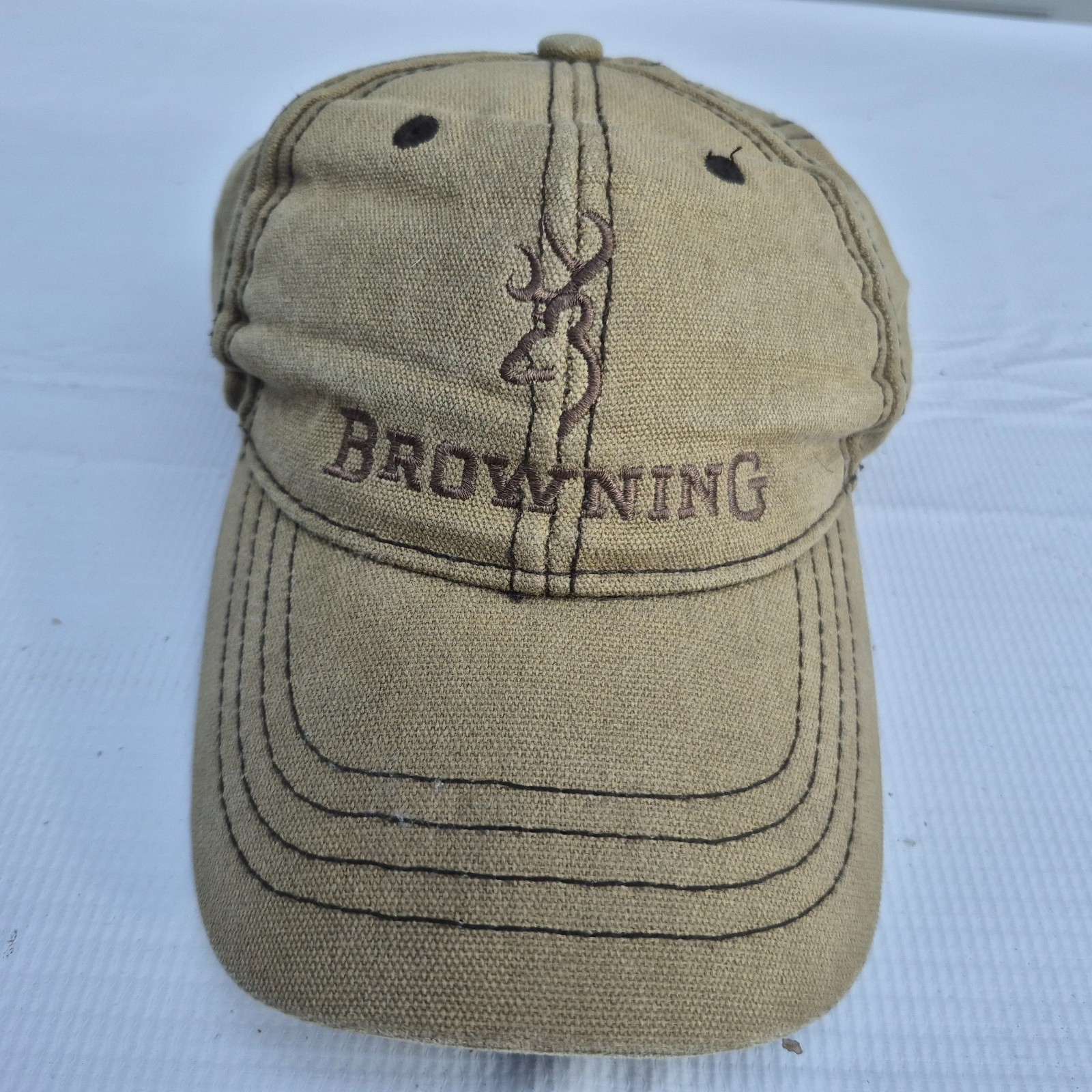Browning Baseball Cap Beige Hat - image 2