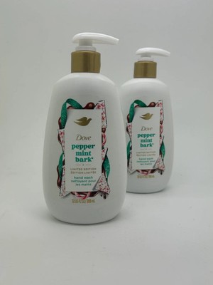 Dove Moisturizing Hand Soap - Limited Edition Peppermint Bark, 12 oz - 2 PACK