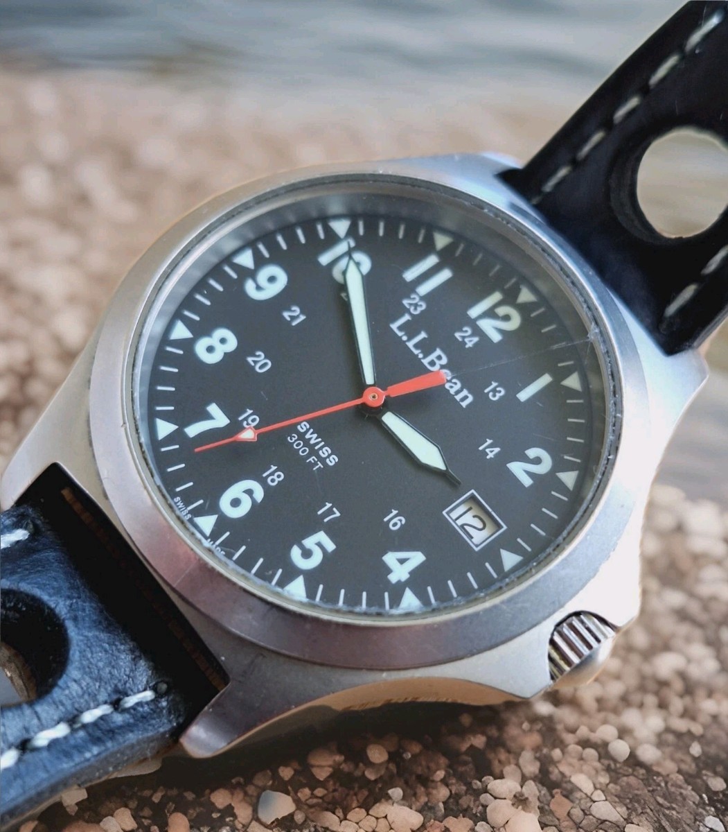 Quartz Ll Bean Tritium ArmourLite Field Series AL146 Swiss Made