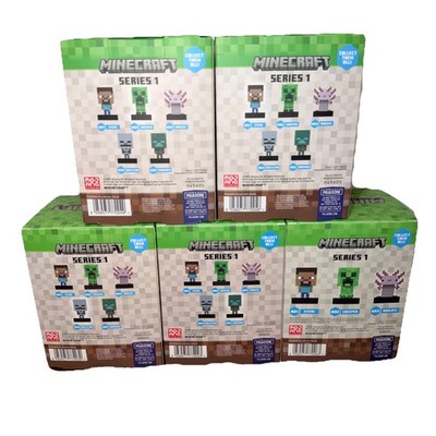 Paladone Icons Minecraft Set x5 Collectible Lights Drowned Creeper