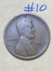1914-S LINCOLN WHEAT CENT, low mintage date, "Fine" condition #10