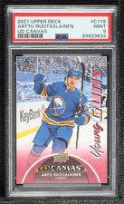 2021 Upper Deck Series 1 UD Canvas Young Guns Arttu Ruotsalainen PSA 9 MINT 0ol6