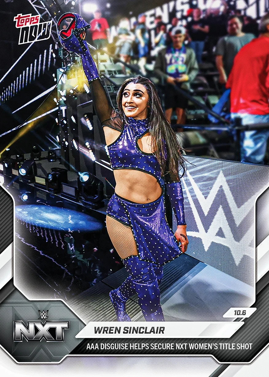 Wren Sinclair NXT AAA Disguise - 2026 WWE Topps NOW - Card 106 Presale