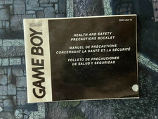 Consumer Information and Precautions Booklet Game Boy - DMG-USA-14