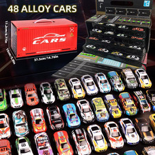 Gift Box Version: 48-Piece Alloy Car Set, Children'S Toy Car, Tin Car, Racing Mo