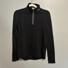 Brooks Equilibrium Tech 1/4 Zip Pullover Running Black Women s Size Medium.