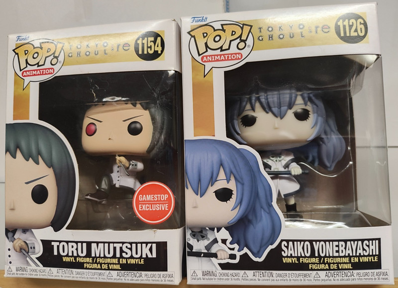 Tokyo Ghoul - Saiko Yonebayashi & Toru Mutsuki Funko Pop Bundle