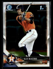 2018 Bowman Draft #BDC-99 Alex McKenna Chrome Card Houston Astros