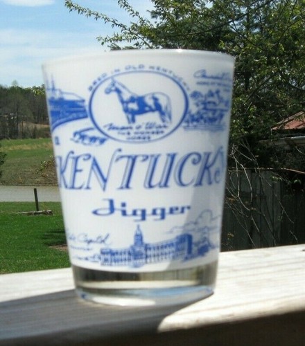 Vidrio de bola baja Kentucky Jigger vintage 12 onzas 5" de alto - Imagen 3 de 4