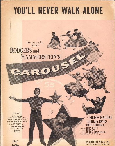 Rodgers Amp Hammerstein Carousel You Ll Never Walk Alone Sheet Music Free Ship Ebay