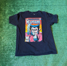 Marvel Wolverine Comics X Men T-shirt Tee Graphic Men  s Size M Black Super Hero