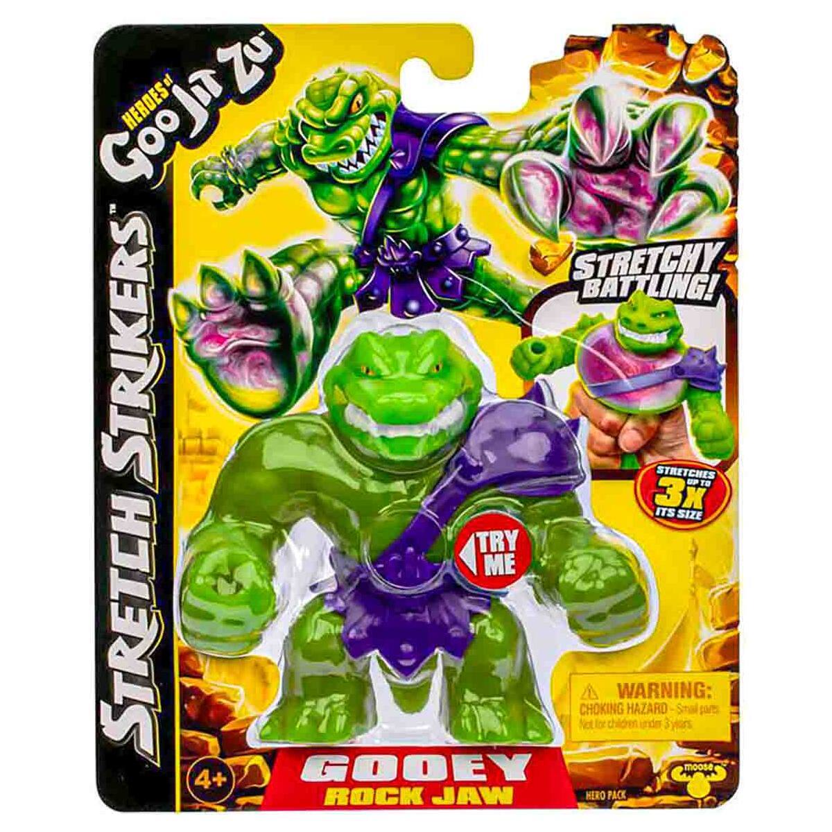 Heroes of Goo Jit Zu Stretch Strikers Gooey Rock Jaw Action