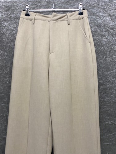 PLT Oatmeal Wide Leg Split Hem Flared Trousers Size 8 NEW RRP £30 - Picture 4 of 12